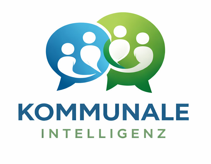 Logo: Arbeitsgruppe  Demokratie-Labor mit 'Kommunale Intelligenz'